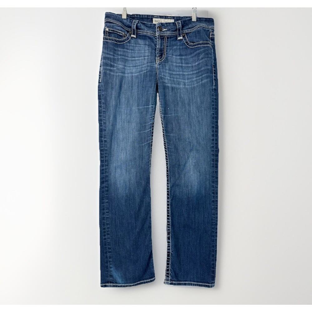 Buckle Women's Straight Leg Jeans - Dark Blue
